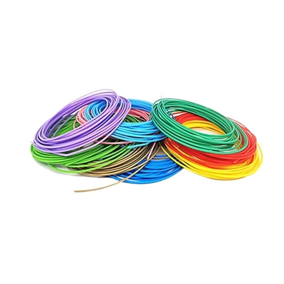 Use For 3D Printing Pen 200 Meters 20 Colors 1.75MM PLA Filament, Threads Plastic 3 D Printer Materials For Kid Ding Toys ,Easy to Use