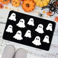 thumbnail image 5 of Halloween Bathroom Decor Bath Mat Spooky Ghosts Gothic Home Decor Black Rugs Entrance Mats for Bedroom, Living Home Decoration 31x19 Inches,Black, 5 of 6