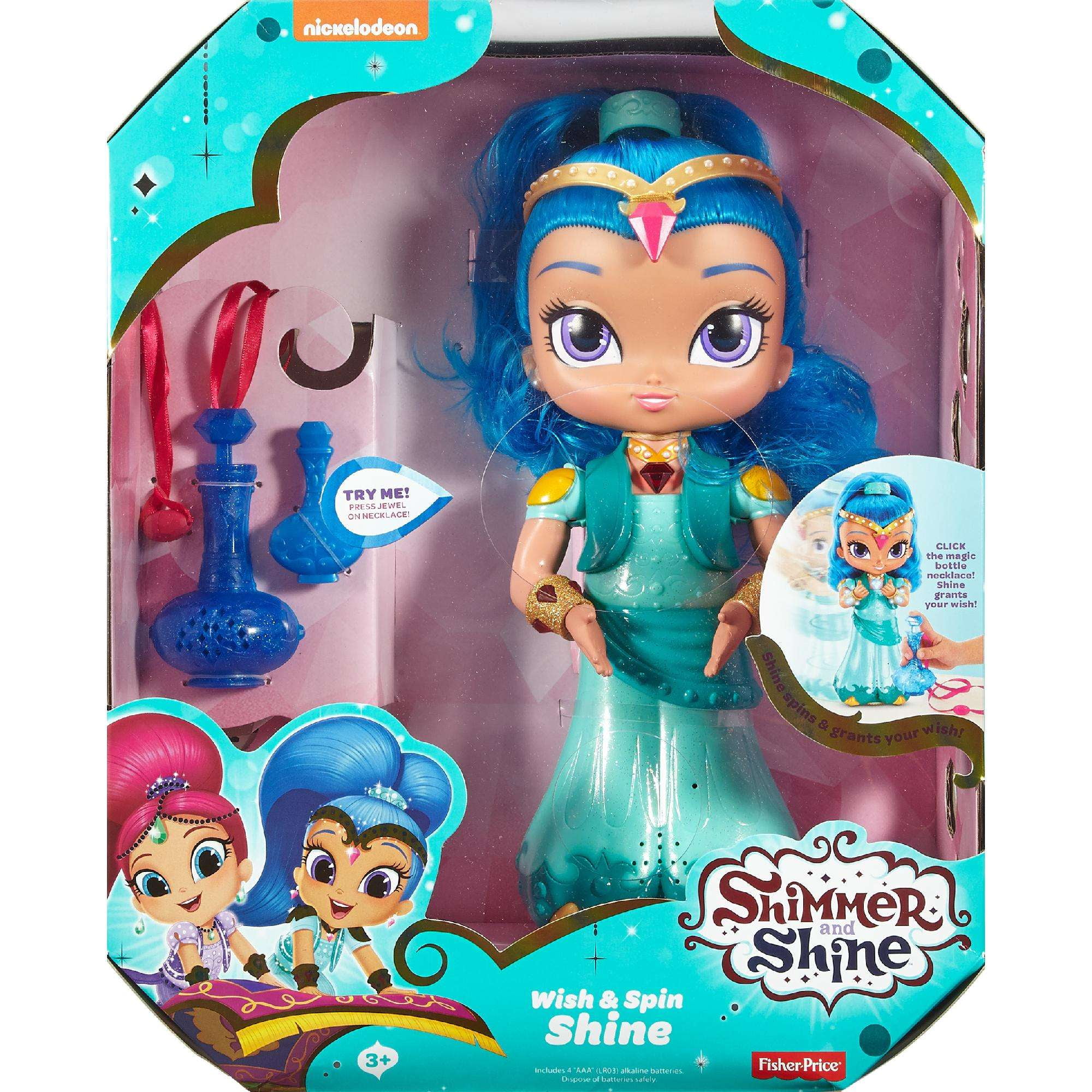 3 for sale online Nickelodeon Shimmer and Shine Wish & Wear Genie Necklace Fisher 