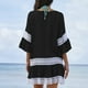 Summer Robes Noires For Women 2022 Plage Couvrir Maillot de Bain Couvrir Crochet Maillots de Bain Couvrir Plage Dress – image 4 sur 6