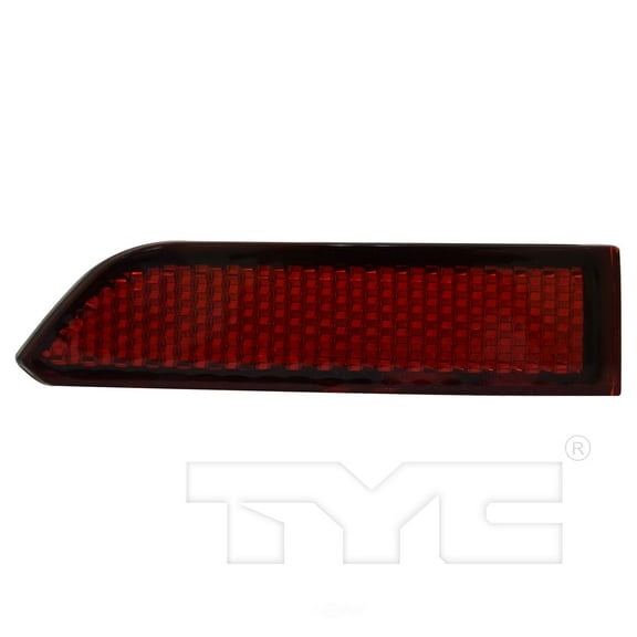 TYC Outer Rear Bumper Reflector Left Driver for 18-19 Volkswagen Tiguan CAPA Fits 2020 Volkswagen Tiguan