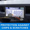 thumbnail image 2 of Tinted License Plate Covers Frame Shield Combo fits Any Standard US Plates,Novelty Bubble Design Covers- Screws Included, 2 of 6