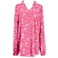 thumbnail image 4 of Womens Long Sleeve Shirts Dot Print Summer 2026 Tops Dressy Casual V-Neck Blouses, 4 of 5