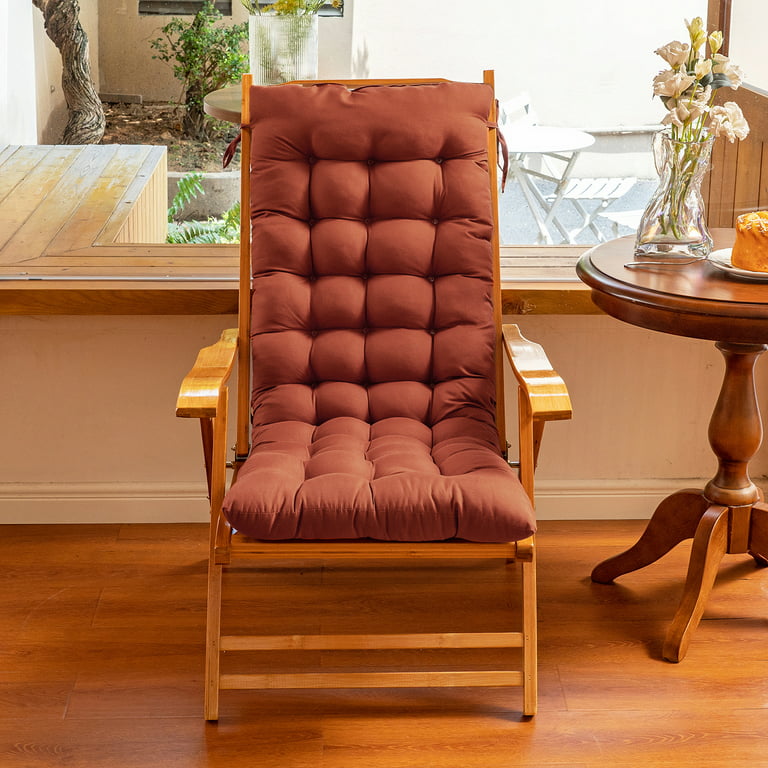 Long Cushion Mat For Recliner Rocking Rattan Chair Folding Thick Garden Sun  Lounge Seat Cushion Sofa Tatami Mat No Chair