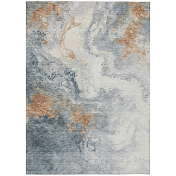 Dalyn Rugs Machine Washable Indoor/Outdoor Chantille Gray 2'6" x 3'10" Rug
