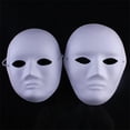 thumbnail image 3 of Giaone DIY Full Face Masks Paper Blank White Paintable Men Women, 3 of 12