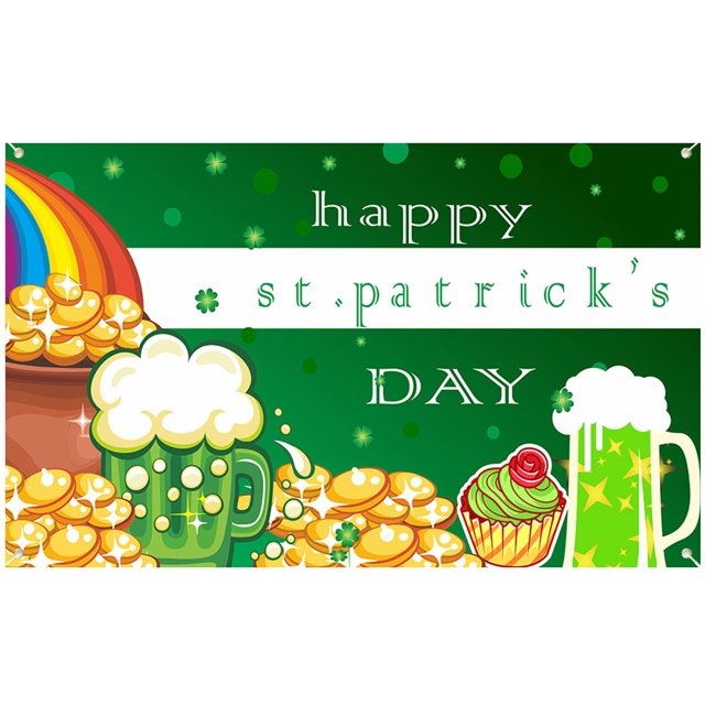 St.Patrick's Day 2022 Decoración Banner Luck Leaf Garland Decoraciones para fiestas Wmkox2437yii hfskjfh2430