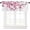 Cherry Pink, variant on Curtain Valances Drapes Cherry Blossoms Flower, Rod Pocket Window Treatment for Bedroom Small Window Kitchen, Thermal Insulated&Washable Curtains, Spring Pink Floral, 1 Panel, 54x18inch