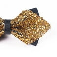 thumbnail image 4 of Men's Pre-Tied Sequin Bow Tie, Adjustable Glitter Bowtie, Wedding Party Accessories, Formal Event Bow Tie, Clip-On Sparkly Bowtie, Prom Night Bow Tie, Elegant Evening Wear - Yellow, 4 of 4