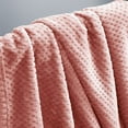 thumbnail image 5 of Exclusivo Mezcla Waffle Textured Fleece Blanket, Super Soft and Warm Throw Blanket for Couch, Sofa and Bed (Dusty Pink, 40"x50"))-Cozy, Fuzzy and Lightweight, 5 of 8