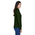thumbnail image 3 of CORE365 78192 Women's Pinnacle Performance Long Sleeve Piqué Polo-Forest-L, 3 of 3