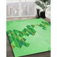 thumbnail image 2 of Ahgly Company Indoor Rectangle Patterned Stoplight Go Green Area Rugs, 7' x 10', 2 of 6