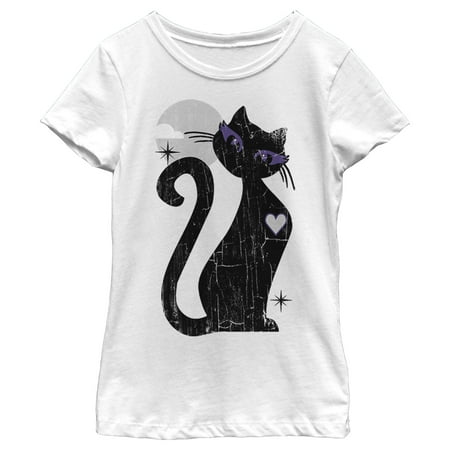 Black and best sale white cat shirt