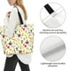 thumbnail image 3 of Balery Vegetable Bolsa Tote Estilo Estético con Cremalleras, Bolsa de Hombro, Bolsa de Compras Grande y Plegable, 3 of 8