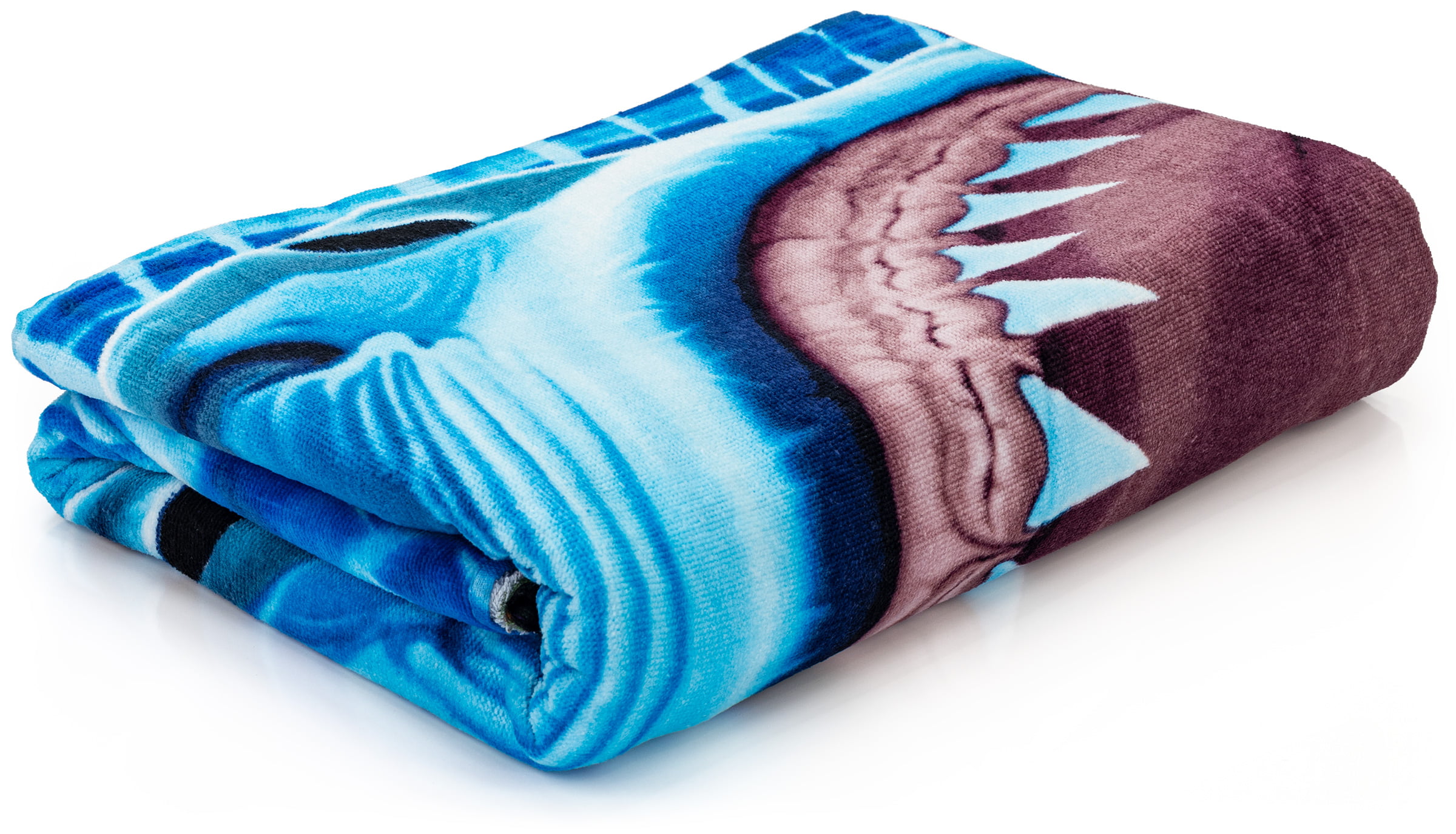 Great White Shark Dawhud Direct Super Soft Plush Cotton Beach Bath Pool Towel 