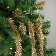 thumbnail image 2 of Northlight 52" Gold Glittered Pine Hanging Artificial Christmas Spray, 2 of 3