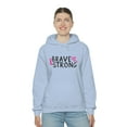 thumbnail image 6 of Brave And Strong Women Male Unisex Heavy Blend™ Hooded Sweatshirt, 6 of 9