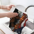 thumbnail image 6 of Sikiie Cartoon Bald Eagle USA Waffle Weave Kitchen Dish Cloth,Super Absorbent Kitchen Dish Towels 16*26 Inches for Dish Rags Washing Dishes, Drying Dishes, 6 of 7