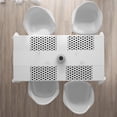 thumbnail image 3 of Ambesonne Cat Place Mats Set of 4, Silhouette of a Kitten, Standard Size, Black White, 3 of 4