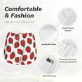 thumbnail image 4 of Balery Hand Drawn Strawberry Pantalones cortos deportivos para mujer con forro y dos bolsillos, elásticos, para entrenamiento, gimnasio, yoga-XX-Large, 4 of 7