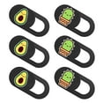 thumbnail image 2 of 6PCS Camera Cover Slide Blocker Replacement Cartoon Pattern Webcam Cover Slider, 2 of 8