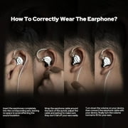 KZ ZS10 Pro 3.5mm Wired In-ear Headphones 1DD+4BA Hybrid HiFi Music Earphone Sports Headset 2pin Detachable Cable