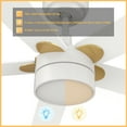 thumbnail image 3 of 52" Indoor Ceiling Fan with Remote Light Compatible with Wi-Fi Apps and Voice Control, 3 of 8