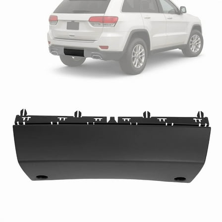 Kojem Rear Trailer Hitch Cover Panel for 2014-2021 Jeep Grand Cherokee, 2022 Jeep Grand Cherokee WK Lower Tow Bumper Panel Filler Replacement for 1WD25TZZAE, CH1137102 PP Plastic