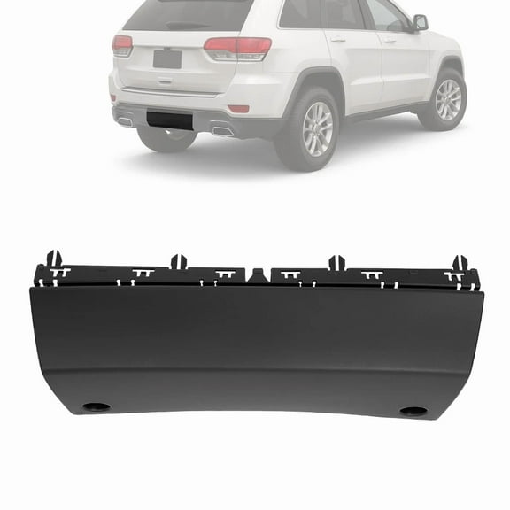 Kojem Rear Trailer Hitch Cover Panel for 2014-2021 Jeep Grand Cherokee, 2022 Jeep Grand Cherokee WK Lower Tow Bumper Panel Filler Replacement for 1WD25TZZAE, CH1137102 PP Plastic