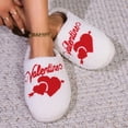 thumbnail image 1 of Pantufla Zapatillas de muy buen gusto esponjosas para el día de San Valentín, cómodas, con forma de corazón, antideslizantes para el hogar y el interior DQrwqpou Tenis De Mujer Tenis De Hombre, 1 of 8