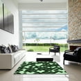 thumbnail image 7 of Ahgly Company Machine Washable Indoor Square Transitional Night Black Area Rugs, 8' Square, 7 of 7