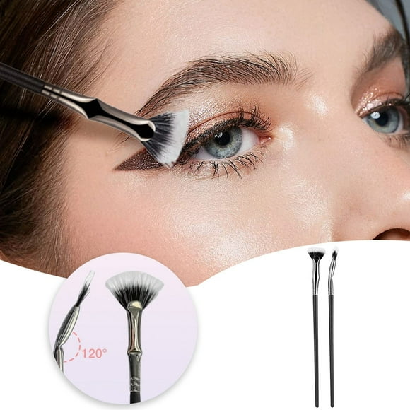 Doll 10 Brushes Advent Calendar Beauty Makeup Foldable Angled Fan Eyelash Brush Eyelash Brush Angled Fan Eyelash Brush Makeup Tool