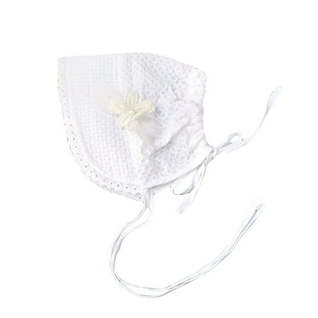 

15PCS Spring Newborn Baby Summer Hat Girls Bonnet Hollow Baby Girls Sun Hat Cap Lace Beanie Cotton Kids Flower Cap