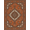 Reddish Brown, Pattern 12, variant on ODIKA Distressed Inspired Scroll Terracotta That Couch Vintage Teal Refined Structured Pet Friendly & Kids Safe Play for Playroom, Bedroom, Reading Nook