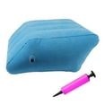 thumbnail image 1 of Inflatable Leg Pillow Portable Knee Foot Rest Cushion for Home Office, 1 of 8