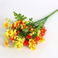 thumbnail image 7 of jiaroswwei 1 Bouquet 28 Heads Dried Artificial Fake Silk Flower Bunch Bouquet Home Decor, 7 of 7