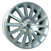 Aftermarket 2006-2009 Mercury Milan  17x7 Alloy Wheel, Rim Sparkle Silver Painted with Machined Face - 3632
