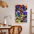 thumbnail image 5 of Power Rangers Wooden Shaft Hanging Poster Home Decor Poster Wall Art Painting For Living Room Bedroom 12"X18", 5 of 7