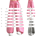 thumbnail image 4 of TIREOW Girls Wide Leg Sweatpants Elastic High Waist Baggy Sweat Pants Kids Fashion Lightweight Casual Loose Fit Pants, 4 of 6