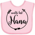 thumbnail image 3 of Inktastic World's Best Nana Girls Baby Bib, 3 of 4