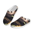 thumbnail image 2 of Xecao Clear Sky Cute Sunflower Panda Print Cotton Slippers Fuzzy Warm Cozy Slippers Non Slip House Slippers For Indoor Outdoor Cotton Slippers House Slippers-8, 2 of 7