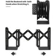 thumbnail image 3 of MSDADA Expandable Metal Bookends Adjustable Book Ends (Black), 3 of 8