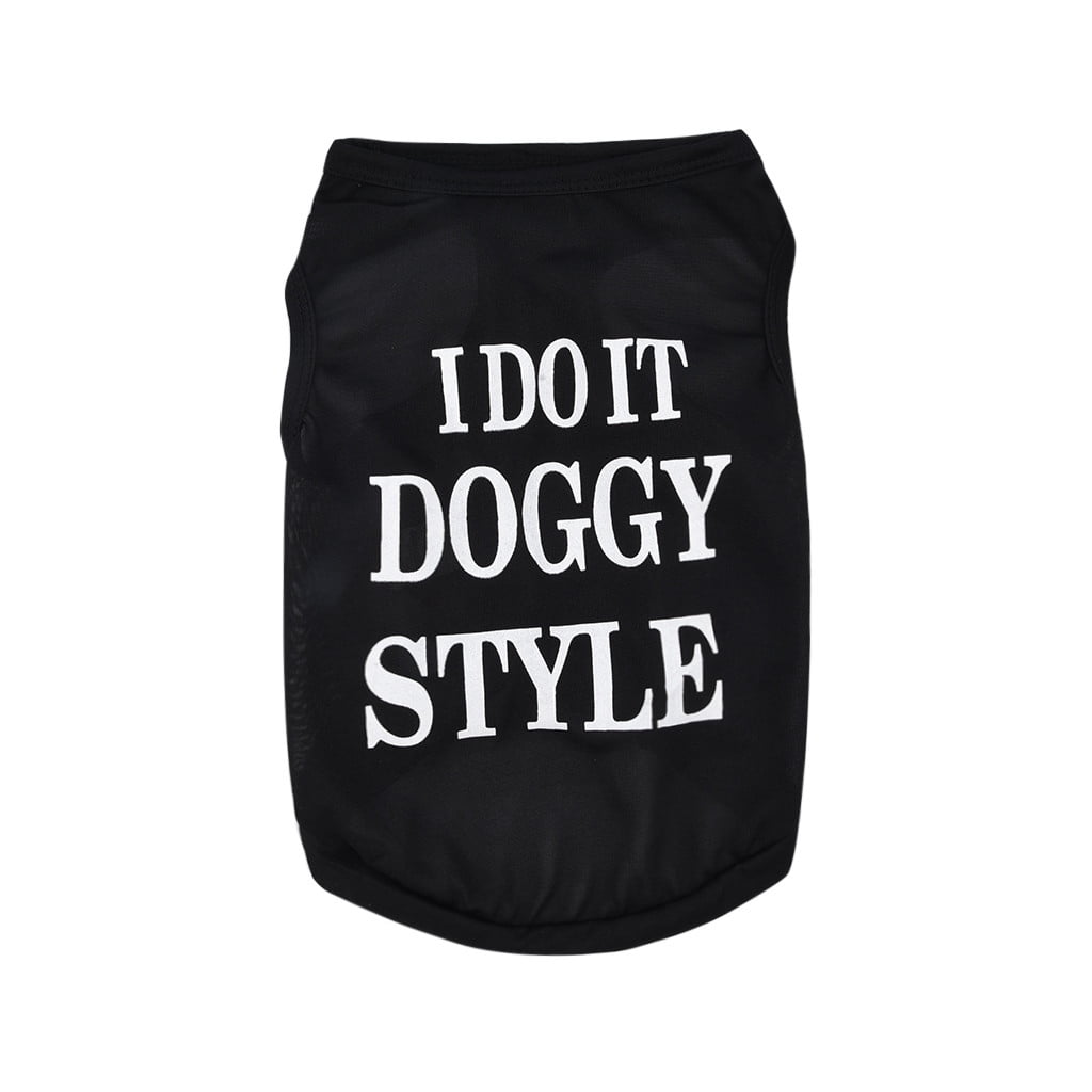 yuehao pet supplies pet vest summer breathable comfortable fashion text