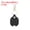 Black, variant on Uxcell Leather Key Sleeve 2Pcs Broken Car Key Loop Replacement Clasp Women Black