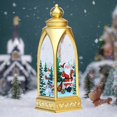 thumbnail image 1 of Exquisita linterna de Navidad Adorno LED de nieve Santa Claus Elk Iluminación colgante para dormitorio Decoración decorativa para Santa Yinane Luz de Navidad, 1 of 8