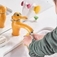 thumbnail image 3 of Elephant Faucet Pure Copper Children Color Ceramic Elephant Faucet Banmo, 3 of 4