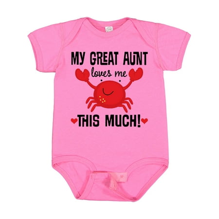 

Inktastic My Great Aunt Loves Me Gift Baby Boy or Baby Girl Bodysuit