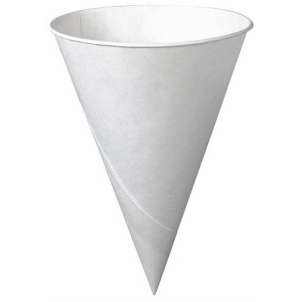 6 Oz White Cone Paper Cups 200 Count 