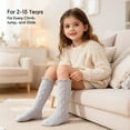 thumbnail image 5 of Balabala Girls Cotton Blend Crew Socks, 5-Pack Cute Ruffle Animal Socks, Soft Stretch School Socks for All-Season Wear (4–14 Years), 5 of 6