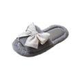 thumbnail image 2 of Bow Buckle Vamp Slippers for Women Flat Sole Non Slip Lightweight Waterproof House Slippr Slip-on Bath Shoes Indoor Outdoor Summer Womens Beach Fashion Hotel Bedroom Shoes, 2 of 4